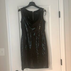 Black sequin dress size 10